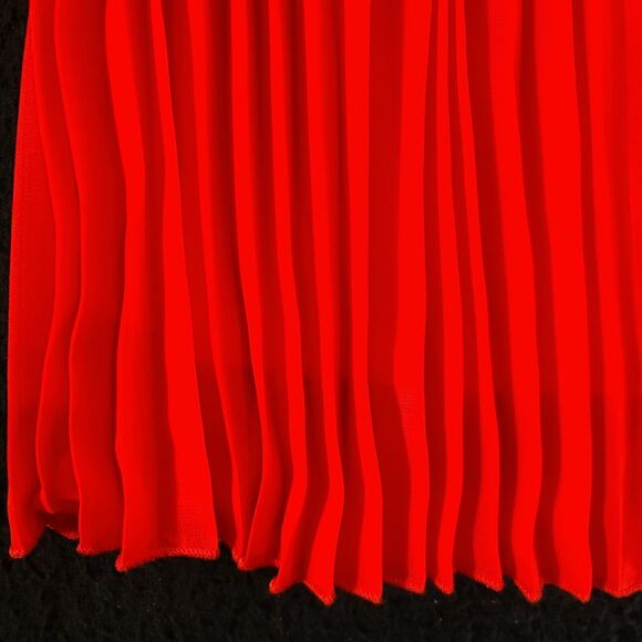 NWT Rachel Zoe Womens Pleated Skirt Size XL 100% Polyester Pull On Elastic Waist - Picture 10 of 12